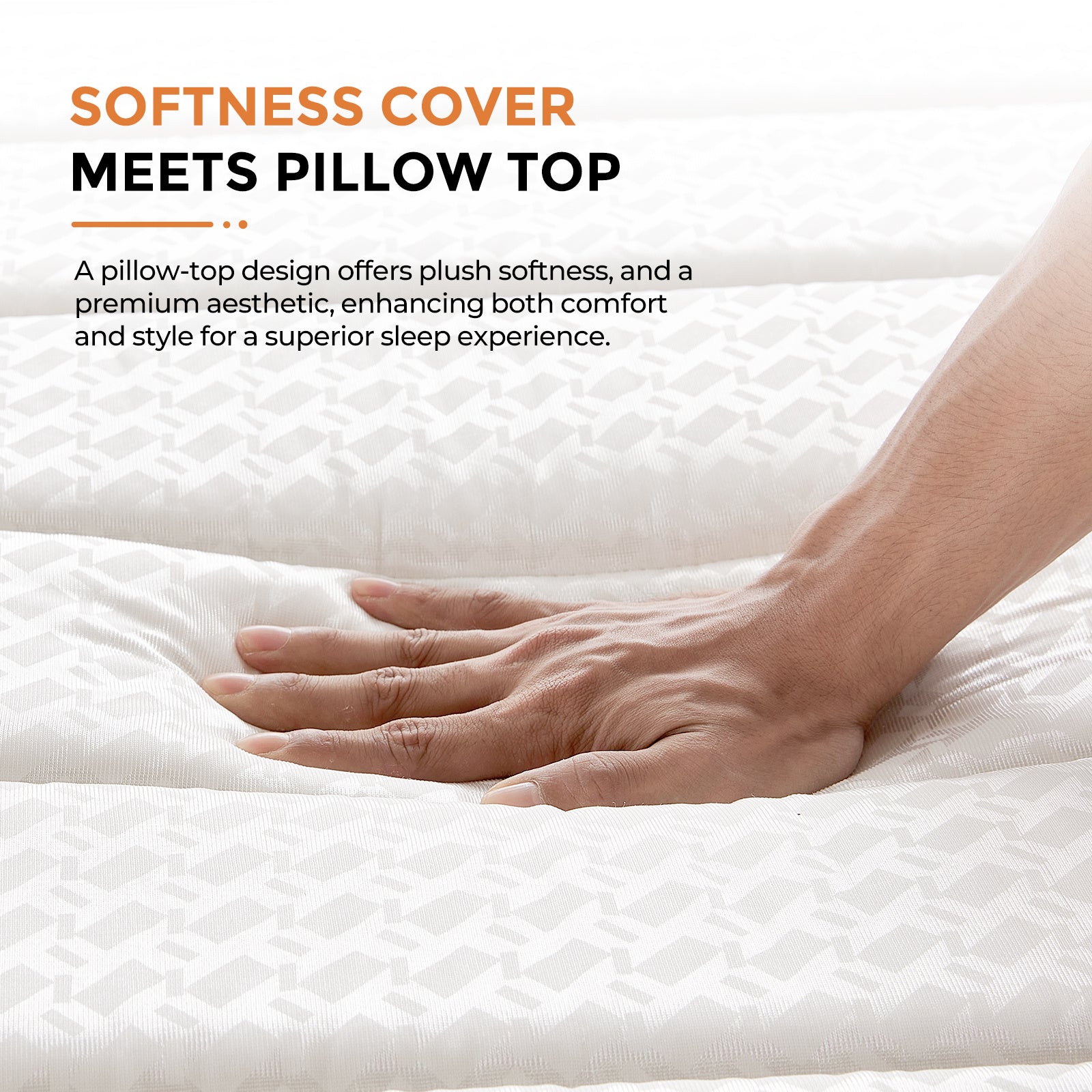 SweetNight 6\u002F8\u002F10\u002F12\u002F14 inch Memory Foam Hybrid Mattress With Pocket Springs, Twin Xl, Full, Queen, King, Sizes In A Box, Medium Firm, Mattresses For Support Comfort, Fiberglass-Free