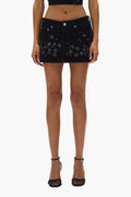 Embellished Mini Skirt