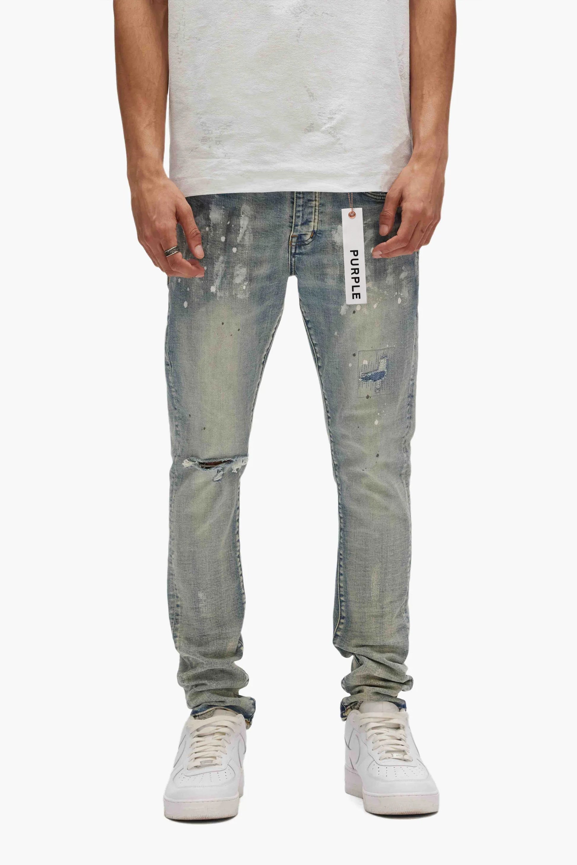 P001 Light Indigo Paint Blowout