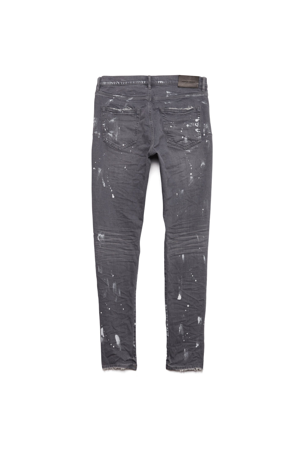 P001 Worn Grey Knee Slit