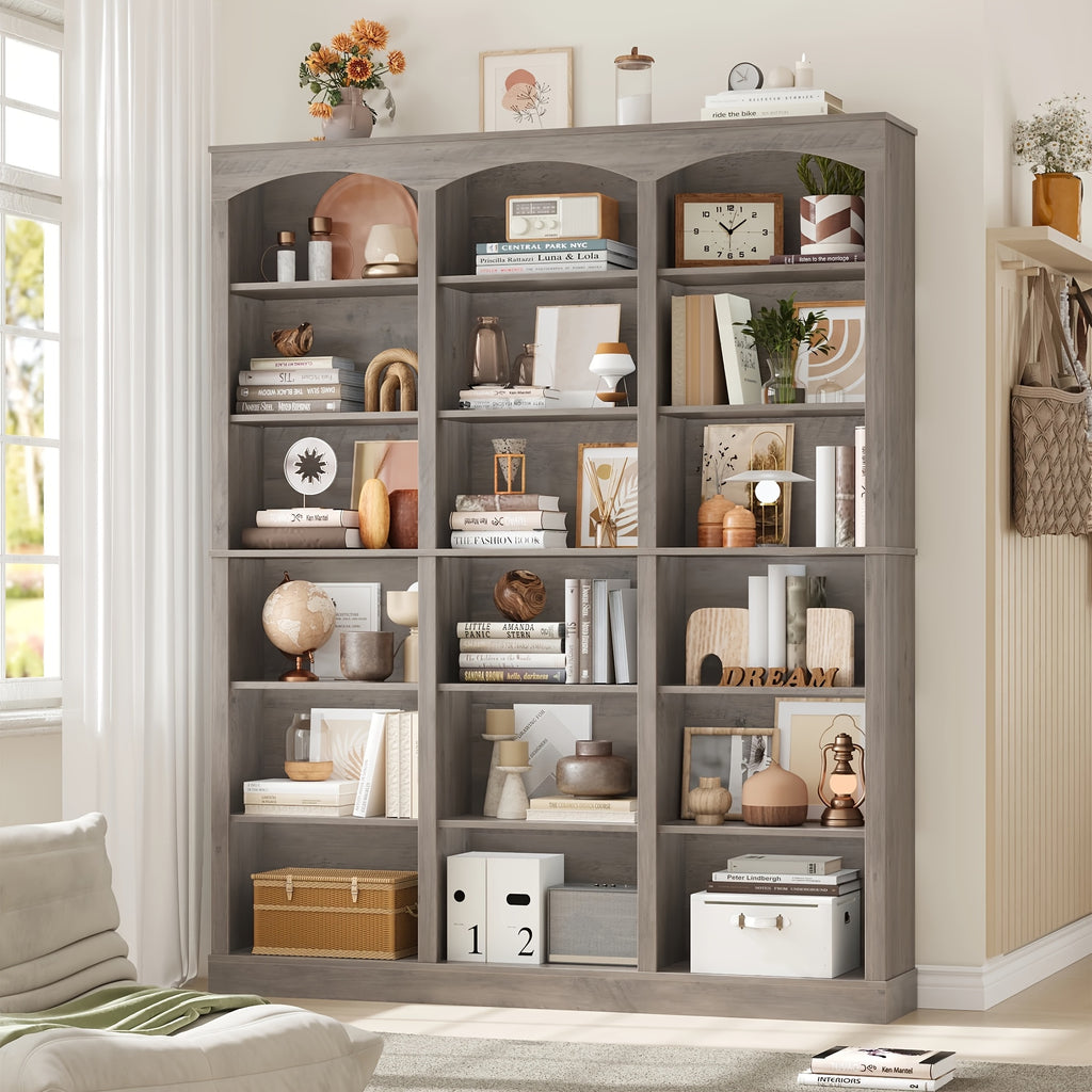 FULTRU 18-Open Display Cube Bookcase And Bookshelves, 71\