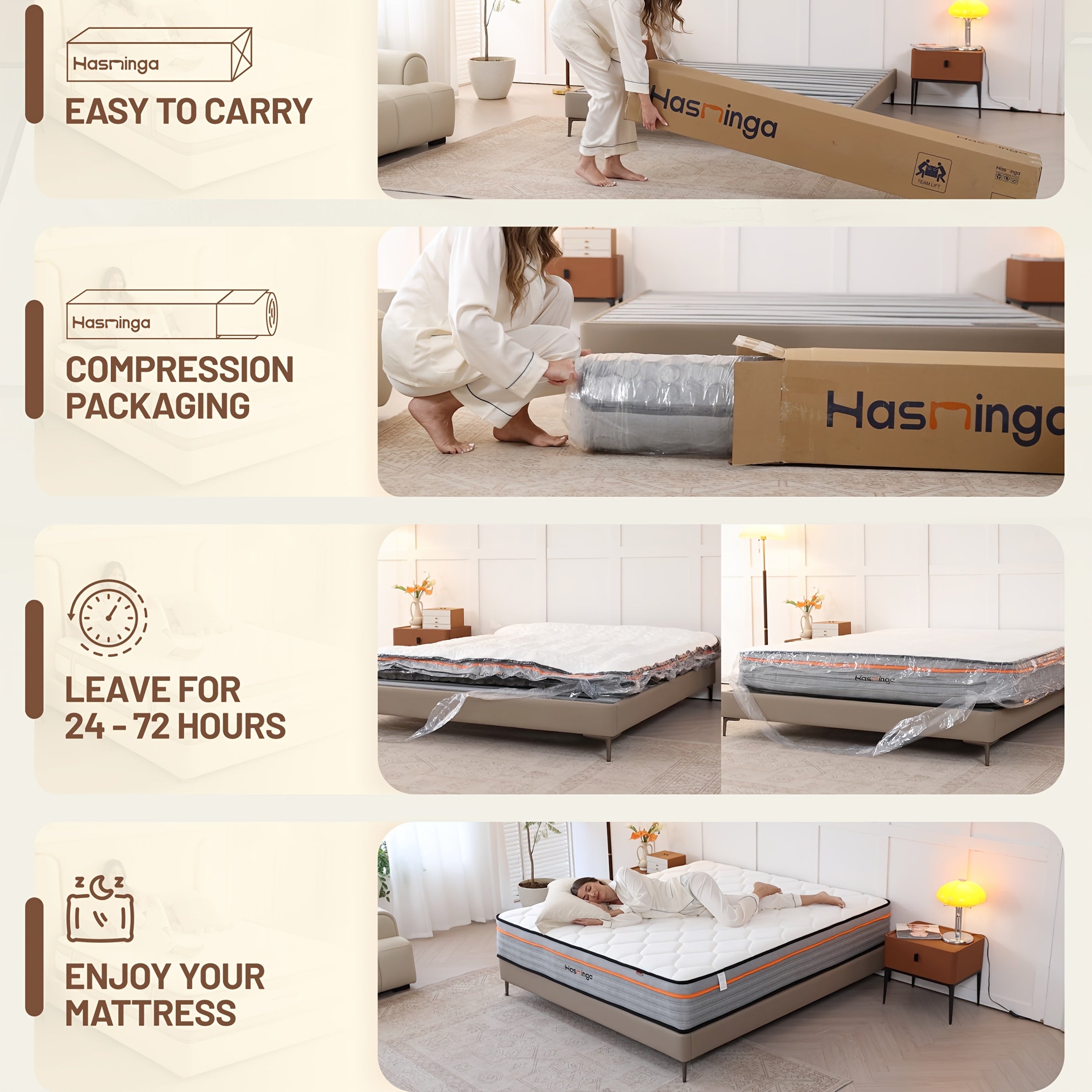 12 Inch Full\u002FQueen\u002FKing Mattress Hybrid Medium Firm Memory Foam Mattress with Innerspring, Reinforced Edge Support, Cooling Gel Pillow Top, Pressure Relief & Motion Isolation, Bed In A Box